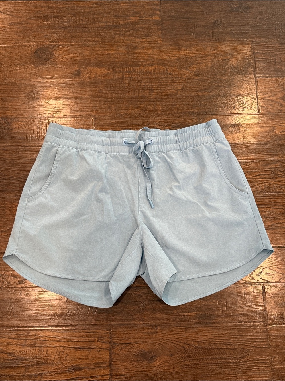 Eddie Bauer Light Blue Athletic Drawstring Shorts